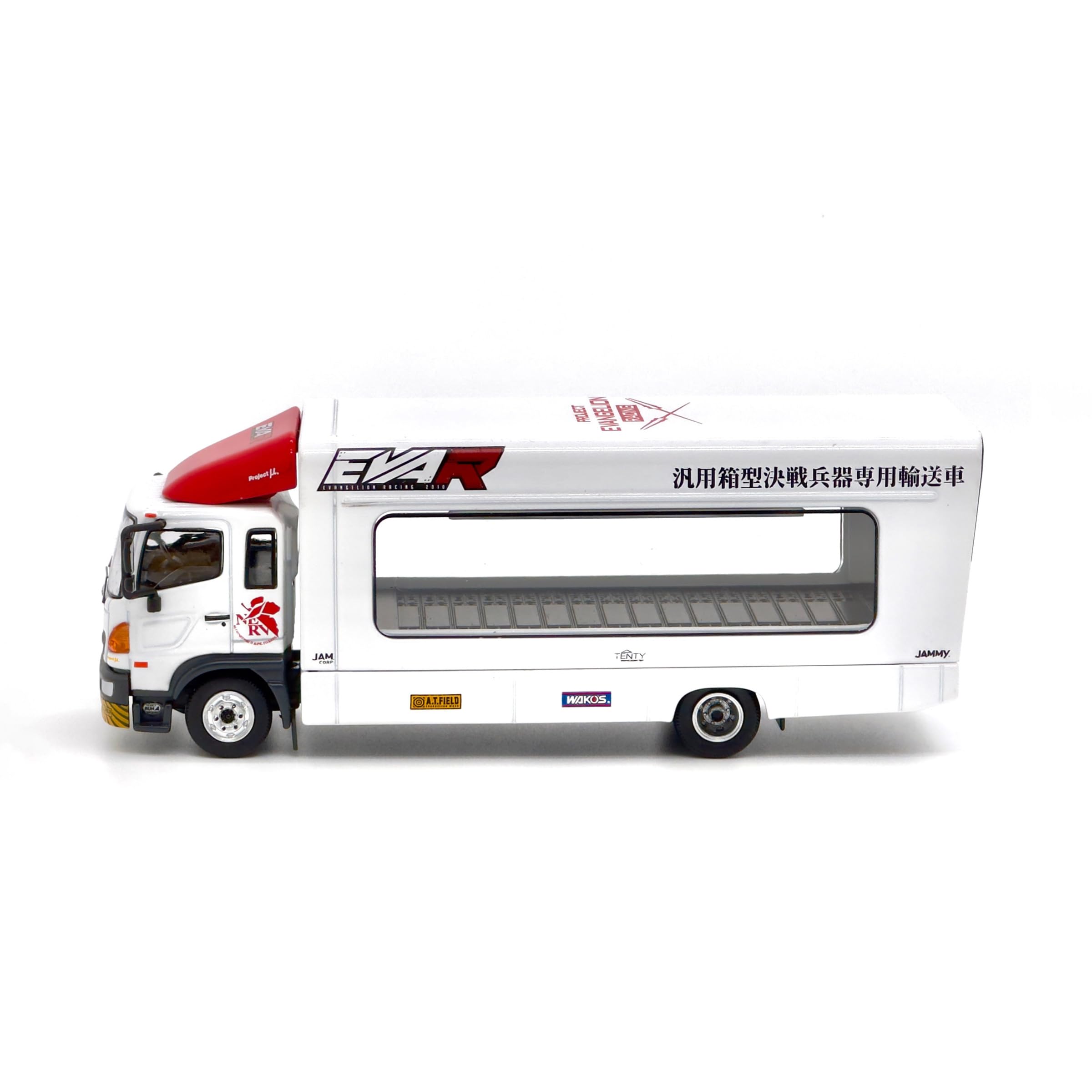 ミニカー POP RACE EVA RACING HINO 500 Amazon | POP RACE 1/64 EVA RACING TRANS PORTER HINO 500 (NERV