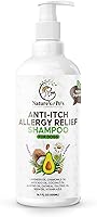 Vista 1 de Champú antipicazón para perros para alergias y piel sensible - Aceite de avena, aguacate, almendra, neem y manzanilla - Alergias, puntos calientes