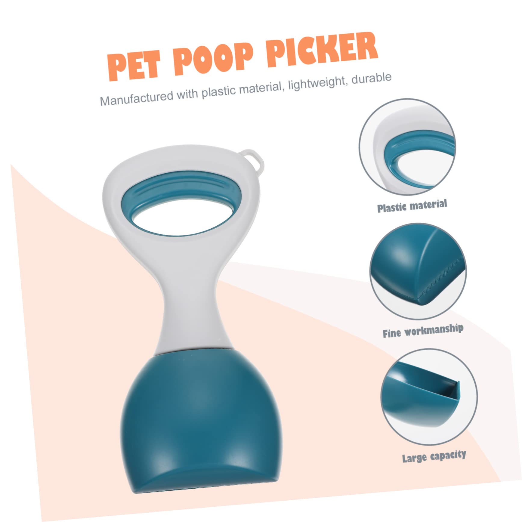 FRCOLOR 2pièces Ramasseur De Déjections Canines Outil De Nettoyage pour Animaux Ramasse-crottes Portable avec pour Propriétaires De Chiens