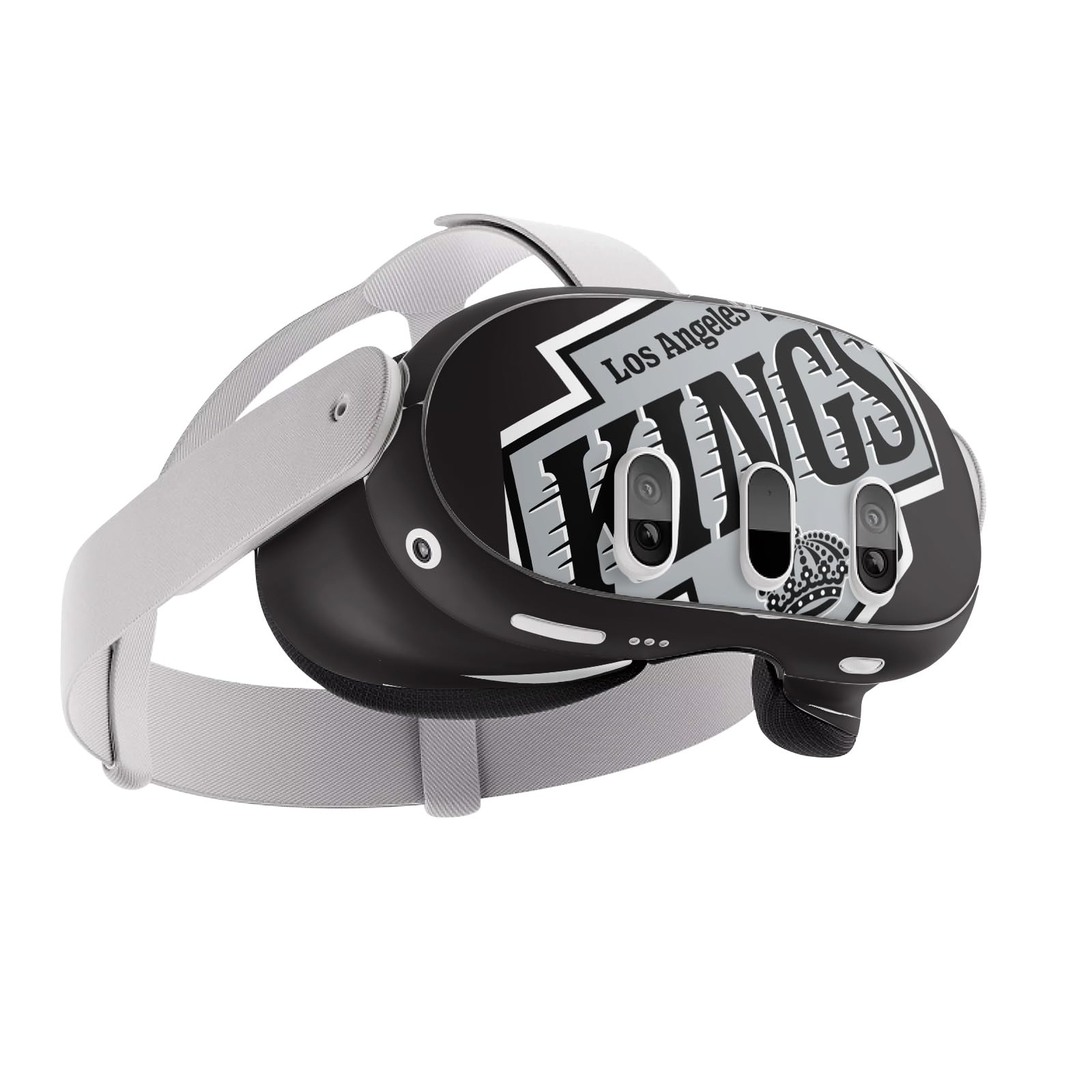 Head Case Designs Officially Licensed NHL Oversized Los Angeles Kings Vinyl Sticker Skin Decal Cover Compatible with Meta Quest 3