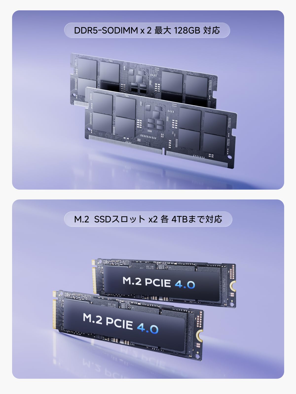 Amazon.co.jp: MINISFORUM X1-470 ミニPC AMD Ryzen AI 9 HX470 DDR5
