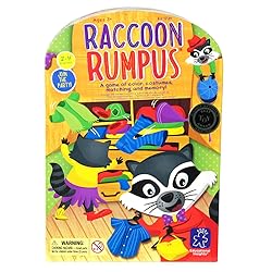Educational Insights Raccoon Rumpus - Cute Preschool Toys & Board Games for Kids, Color Matching Kids Games, Toddler Memory Game, 2-in-1 Game for 2-4 Players, Fun Gifts for Girls & Boys Ages 3+