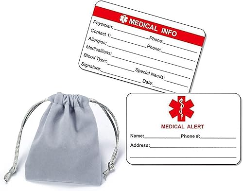 Miniatura 8 de MPRAINBOW Pulsera de alerta médica personalizada para mujer, correa de reloj de cuero auténtico, grabado de doble cara, diabetes, epilepsia,