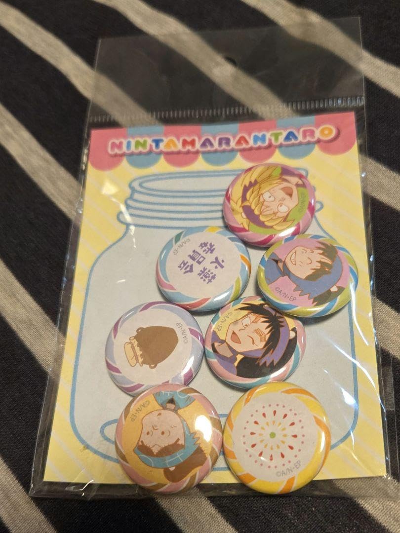 忍たま乱太郎　委員会モチーフ柄缶バッジ　全種セット 忍たま乱太郎 委員会モチーフ柄缶バッジ 全種セット 忍たま乱太郎