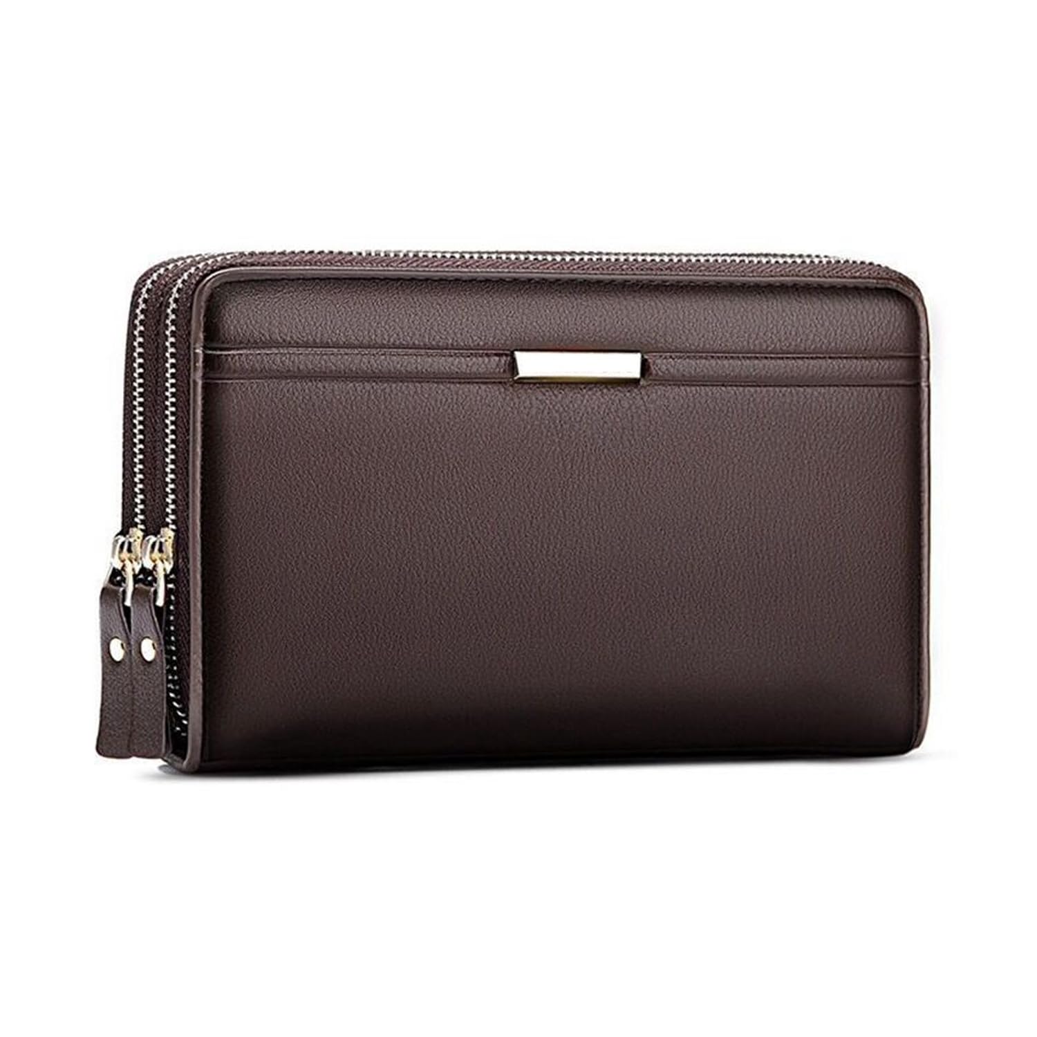 Mens Wallet Long Purse Leather Clutch Large Business Handbag Phone Card Holder Case Gift for Men Father Son Husband Boyfriend