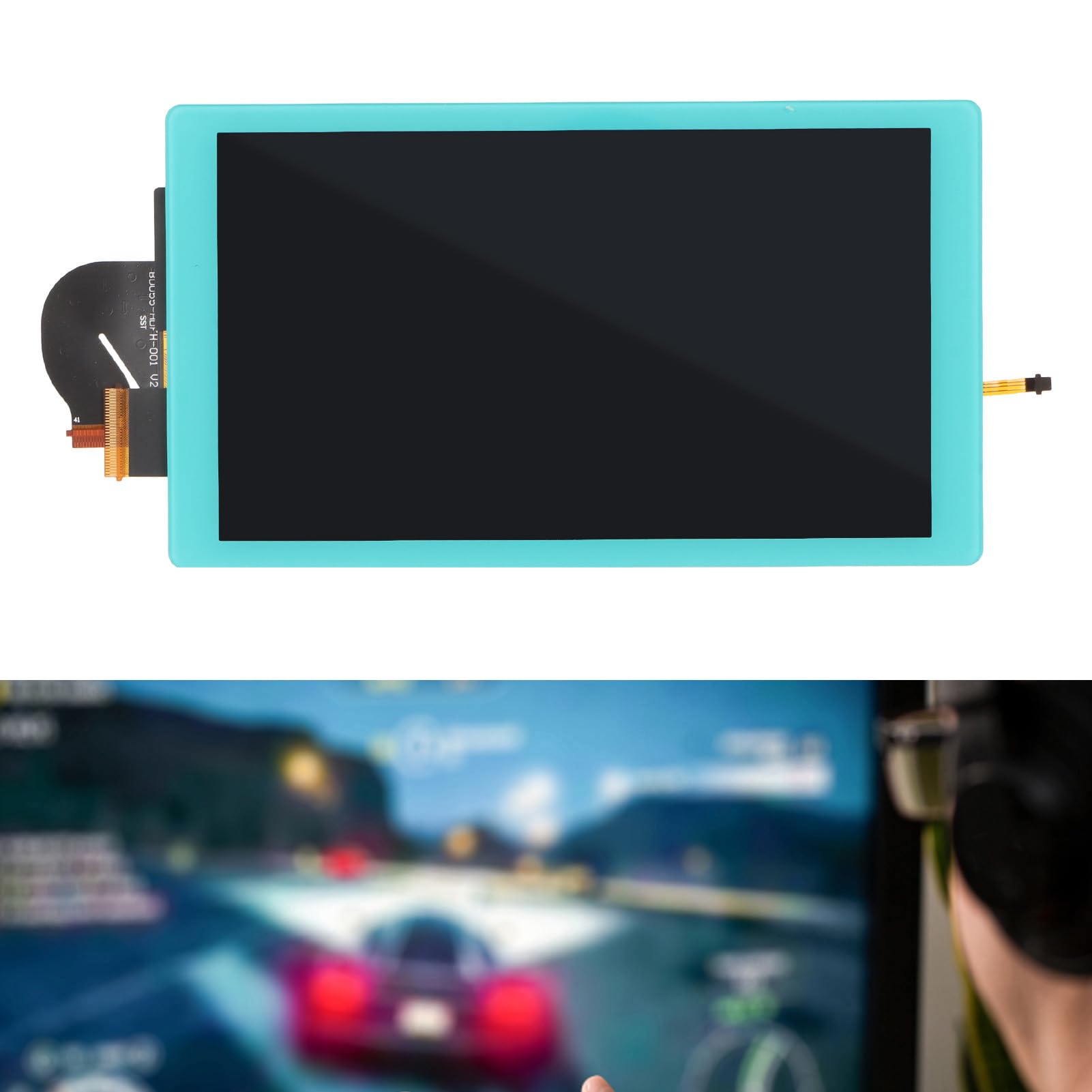 Schermata di Sostituzione LCD Retroilluminata con Touchscreen per Switch Lite Console Colore Ideale per Riparazione Schermi Tratteggiati Difettosi OEM Standard