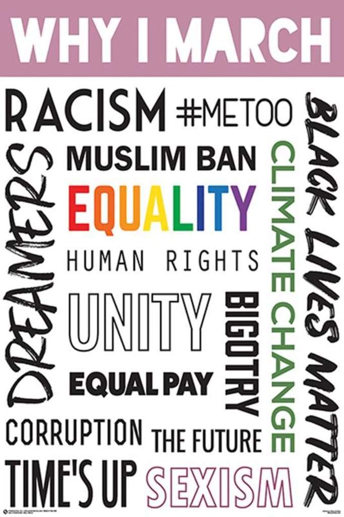 Why I March Protest Poster