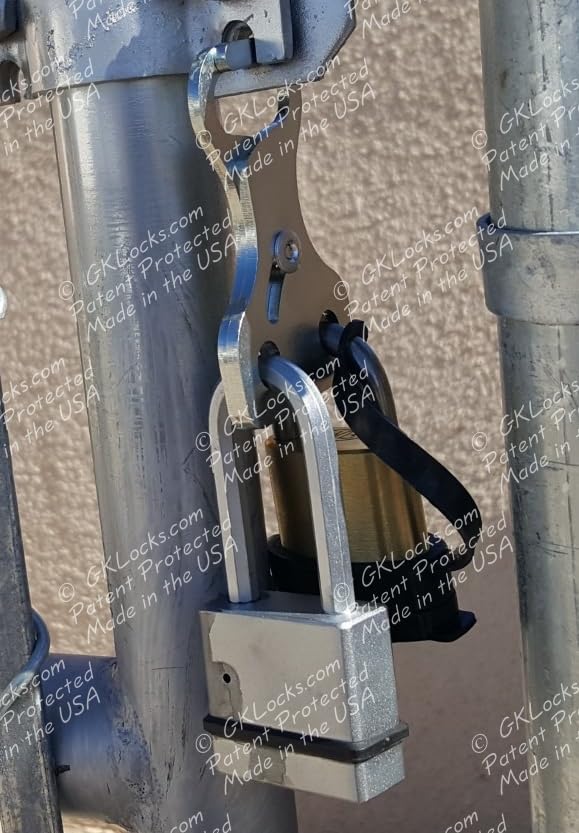 Image of Gate Keeper GM ELEC01 Multi User Shared Access Locking System, 2 Padlock Capacity Low Profile Hasp for Gates and Electrical Panels, Weather Resistant Steel, Industrial Grade Security, Made in USA