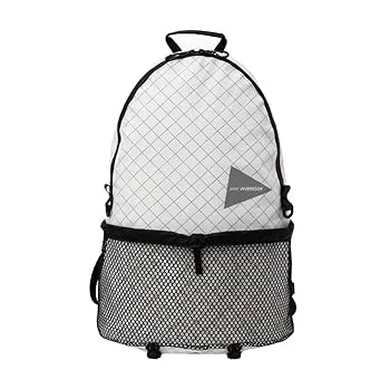 新品 アンドワンダー シル デイパック リュックサック バックパック ホワイト and wander（アンドワンダー）の「and wander/アンドワンダー