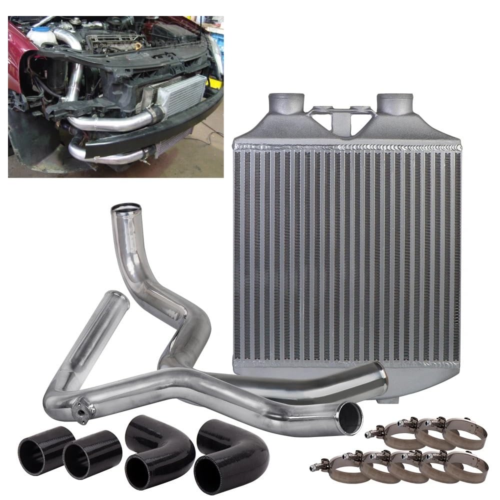 Pasuje do Ibiza Polo Pasuje do Fabia 1.9 Pasuje do TDI przedni zestaw do konwersji intercoolera aluminiowe zestawy turbo intercooler Chłodnica powietrze-powietrze Intercooler do turbi
