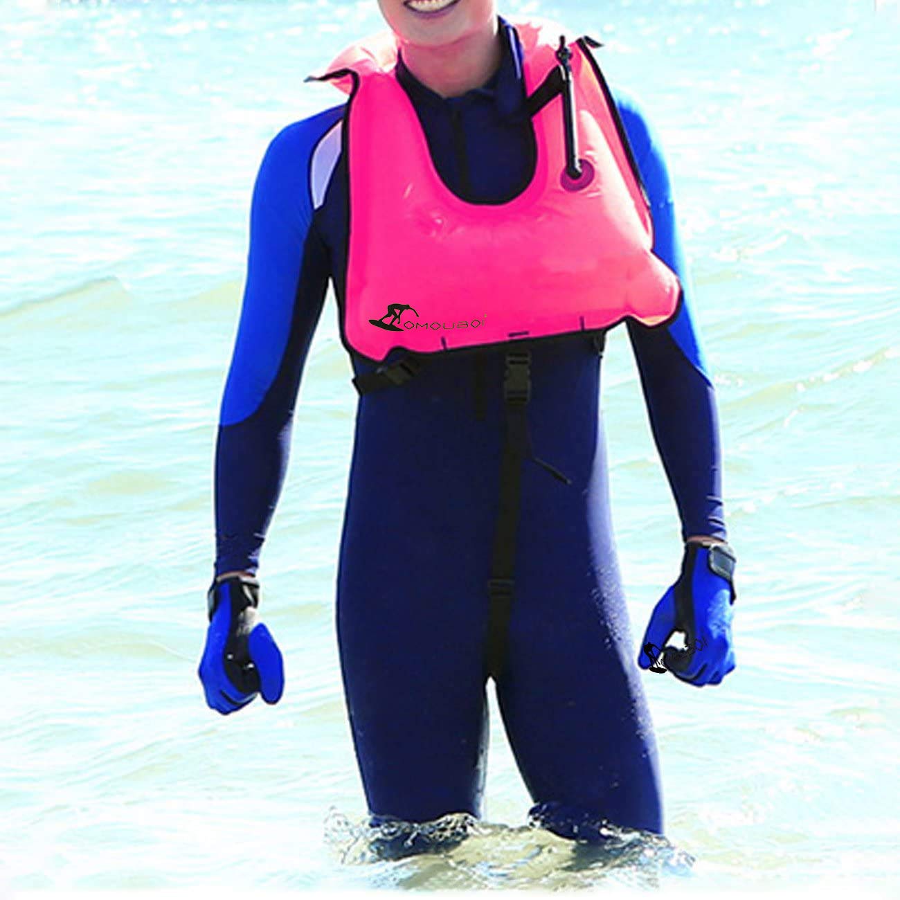 Aufblasbare Schnorchelweste, Option Sommerstrand, Unisex, Geeignet für Viele Wassersportarten, 66-220 lbs