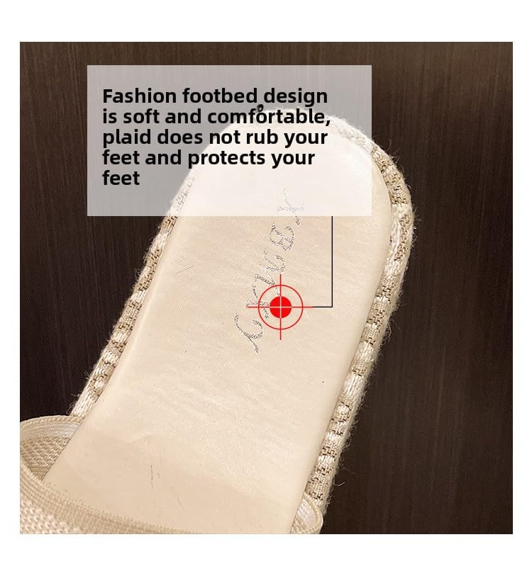 Thick-soled slippers women's 2025 summer new letter one-word drag outer wear thick-soled heightening cool slippers women fashion3