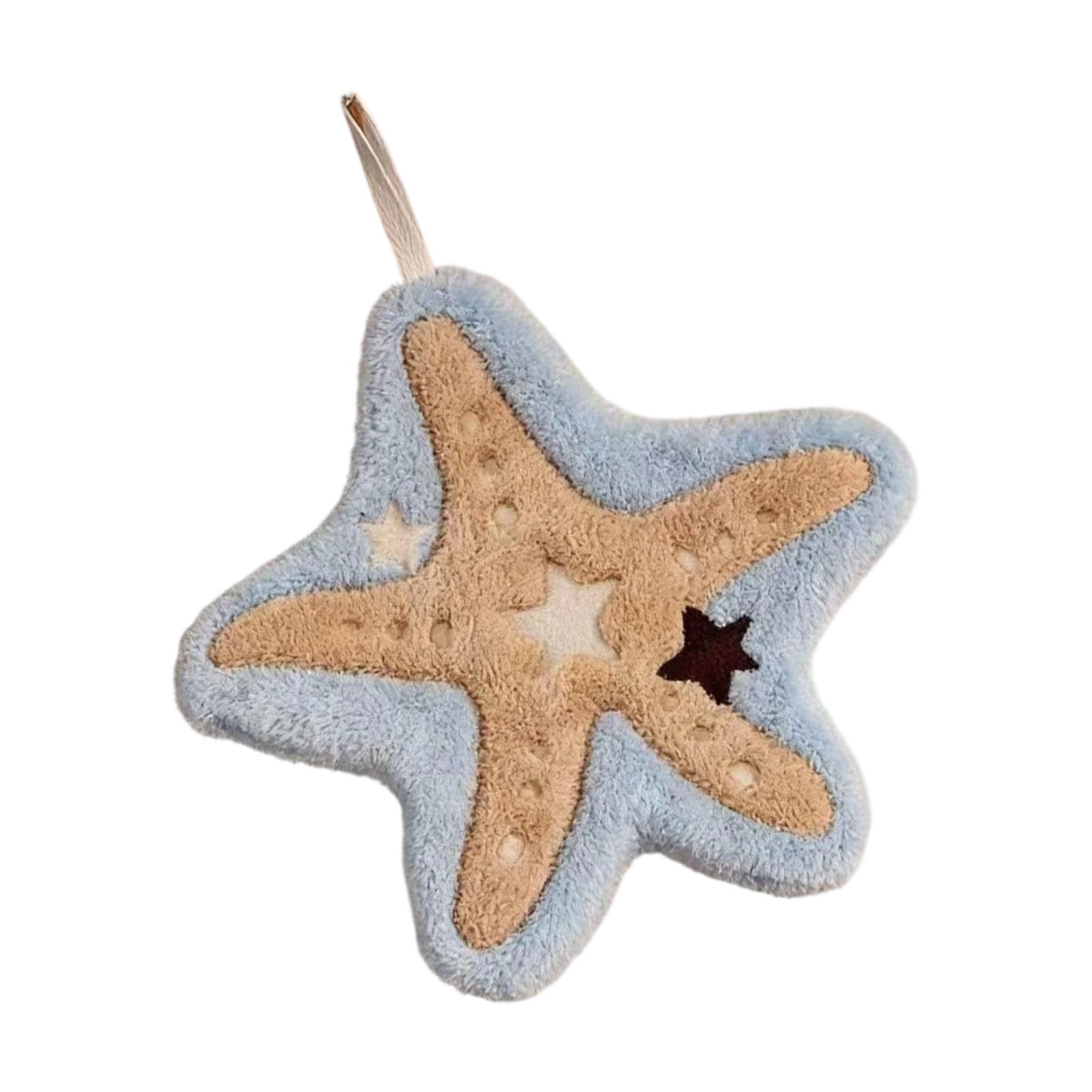 Oxxggkao Seashells Hand Towel Hanging Type for Bathroom and Kitchen Creative Seashells Bath Towel Dry Your Hand Instantly Cloth Bathroom