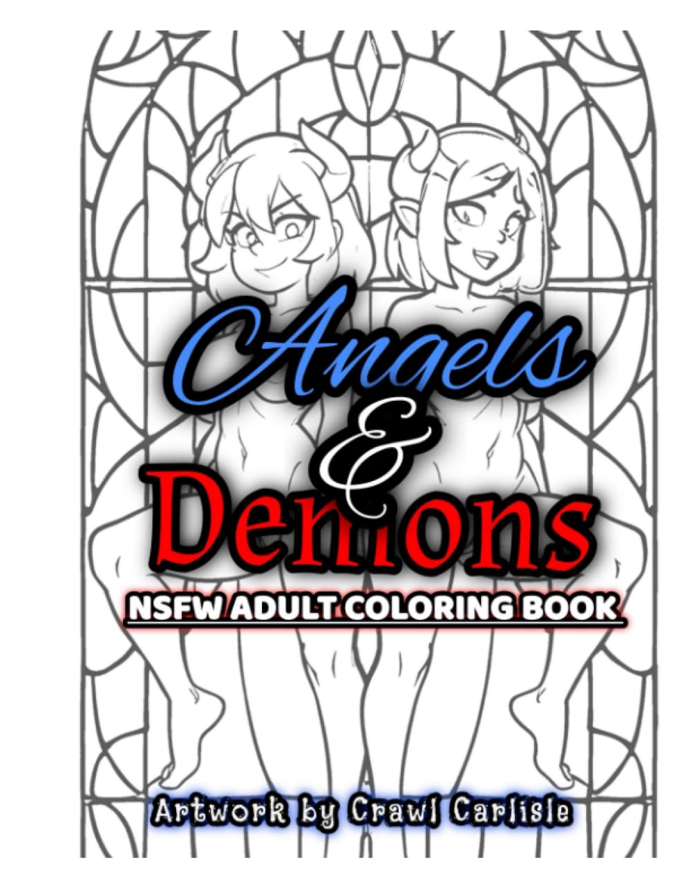 Angels & Demons: NSFW Adult Coloring Book