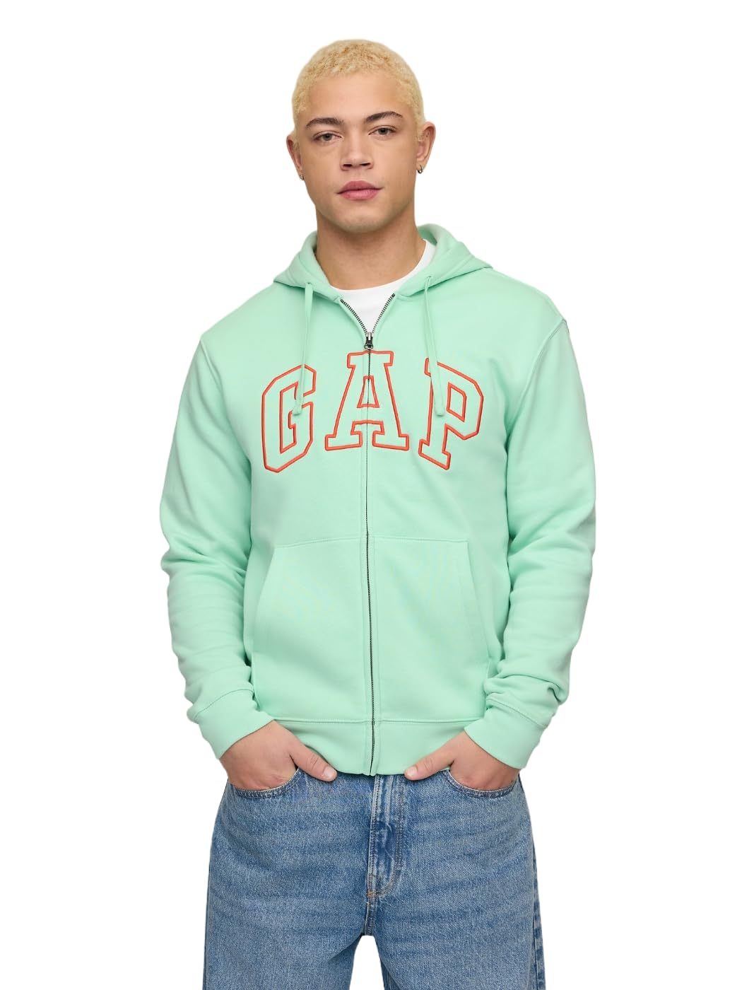 GAP Men's Heritage Logo Full Zip Hoodie