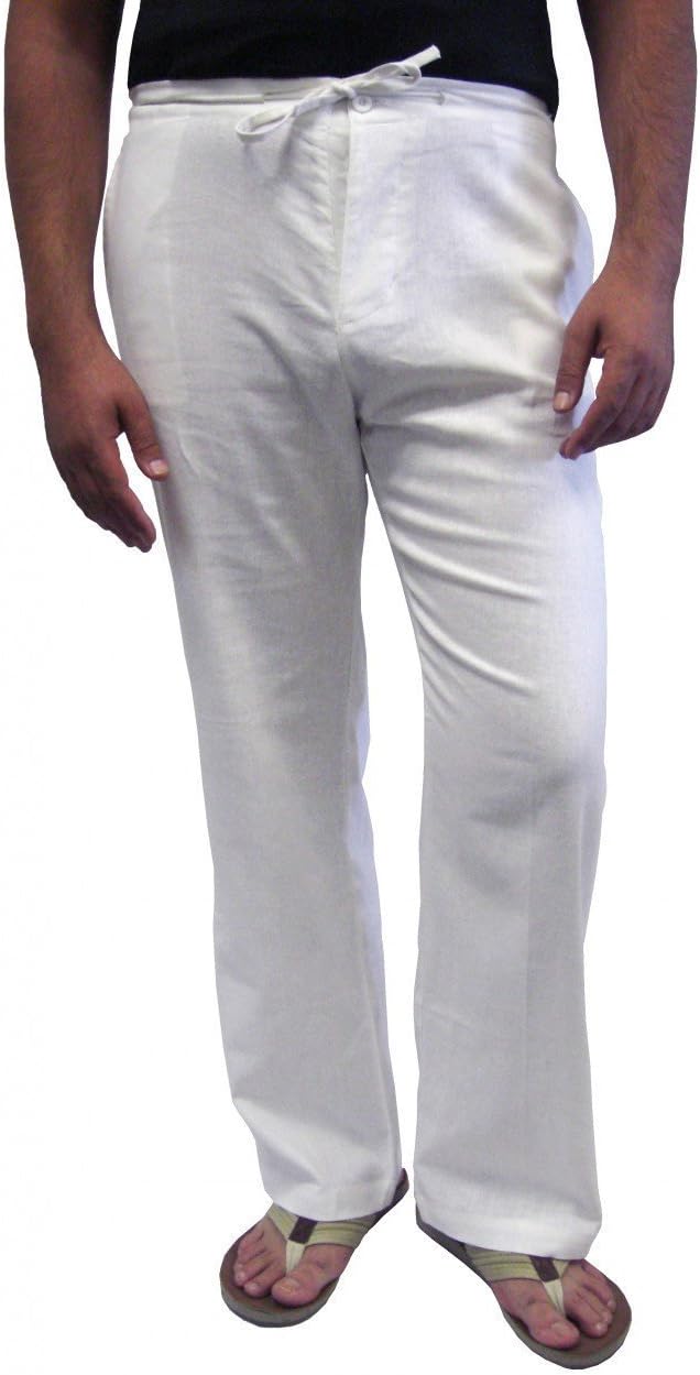 Chopp Shop Men's Linen/Rayon Drawstring Pants