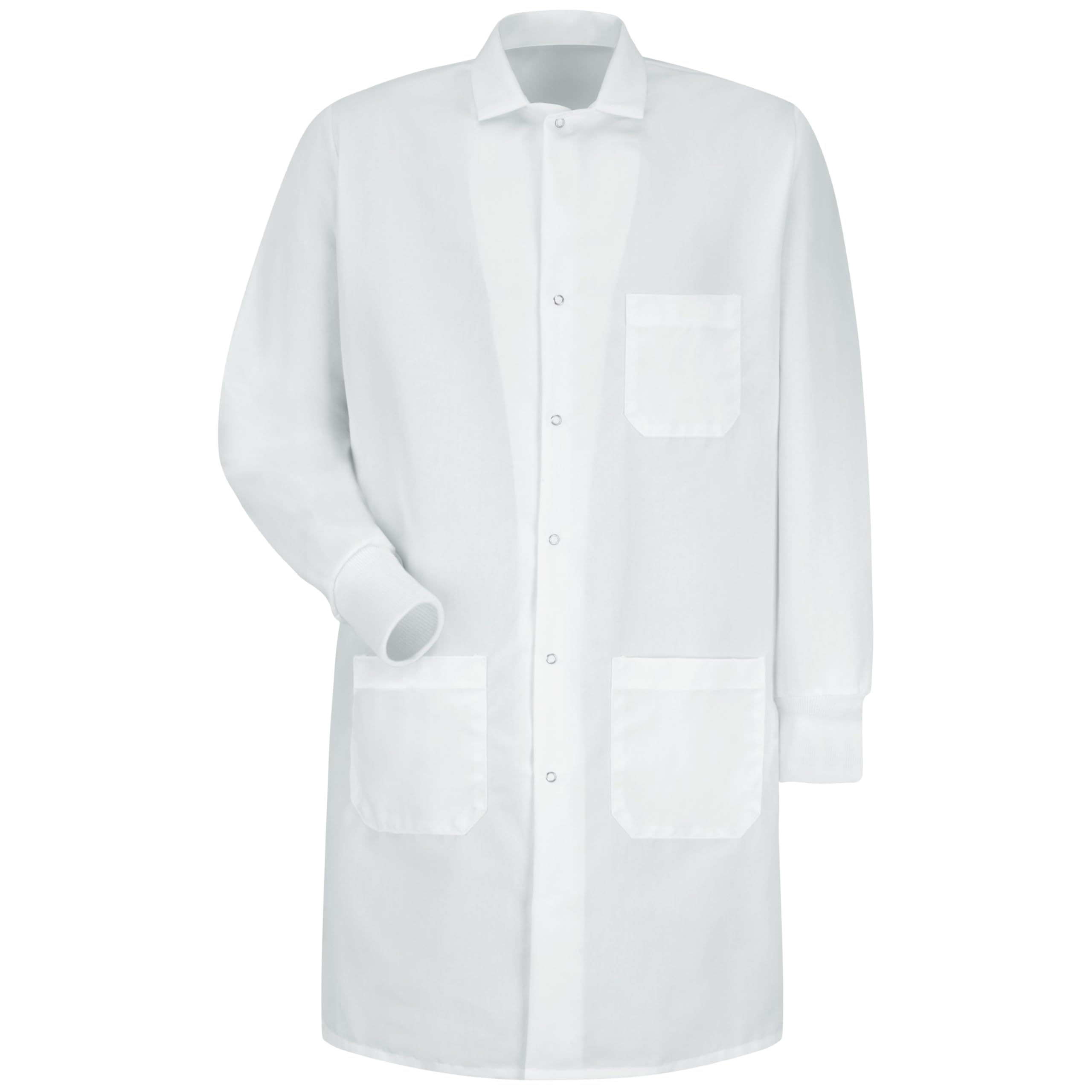 Red Kap Unisex Adult Specialized Cuffed Lab Coat With 3 Exterior Front Pockets
