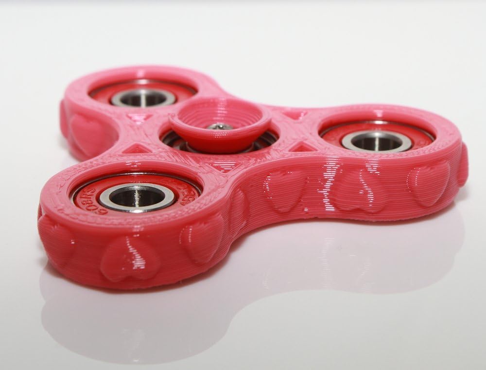 Ninja Loving Hearts Master Fidgeter (EDC Everlasting Unbreakable Sweet Heart Spinner Fidget Toy with hybrid ceramic bearing LIMITED EDITION)