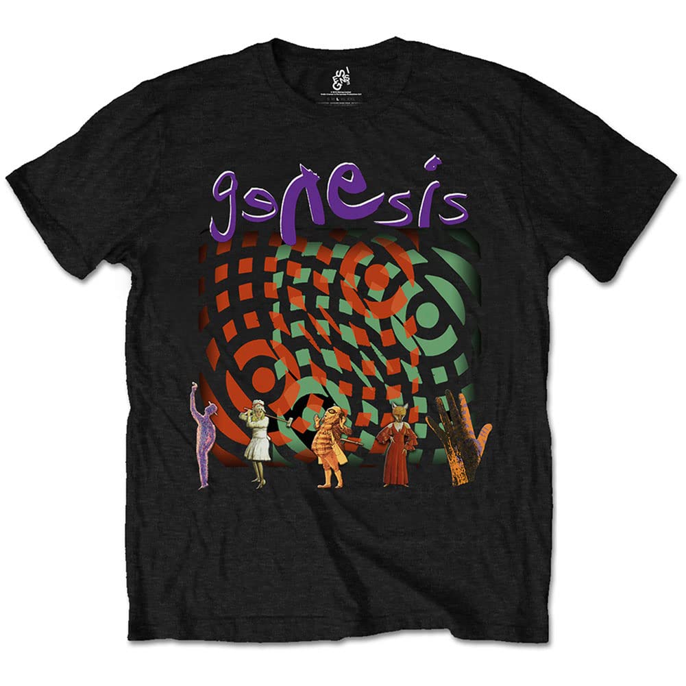 Rockoff Trade Men's Genesis Collage T - Shirt, Black (Black Black), Medium