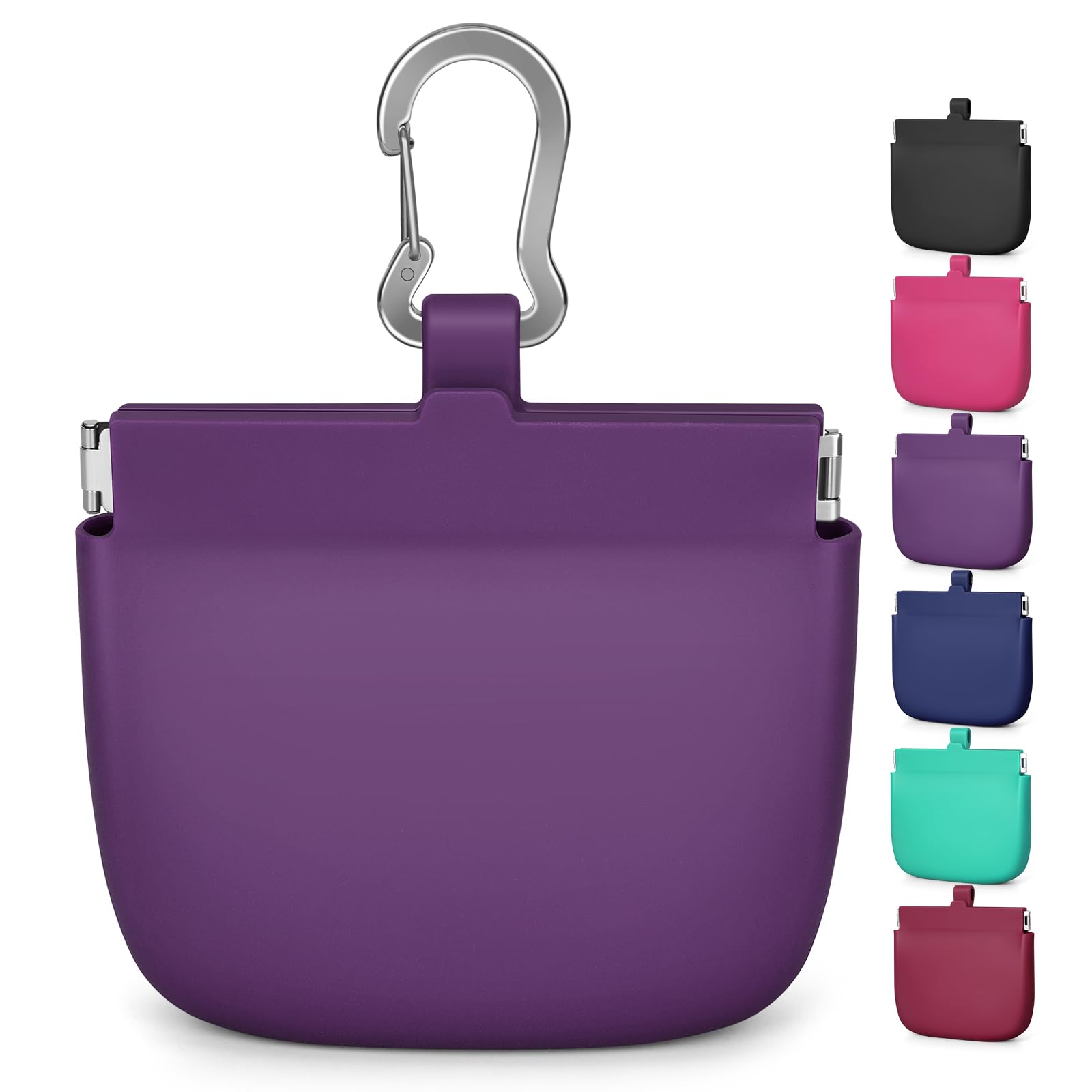1 Cup Silicone Dog Training Treat Pouch(Purple)