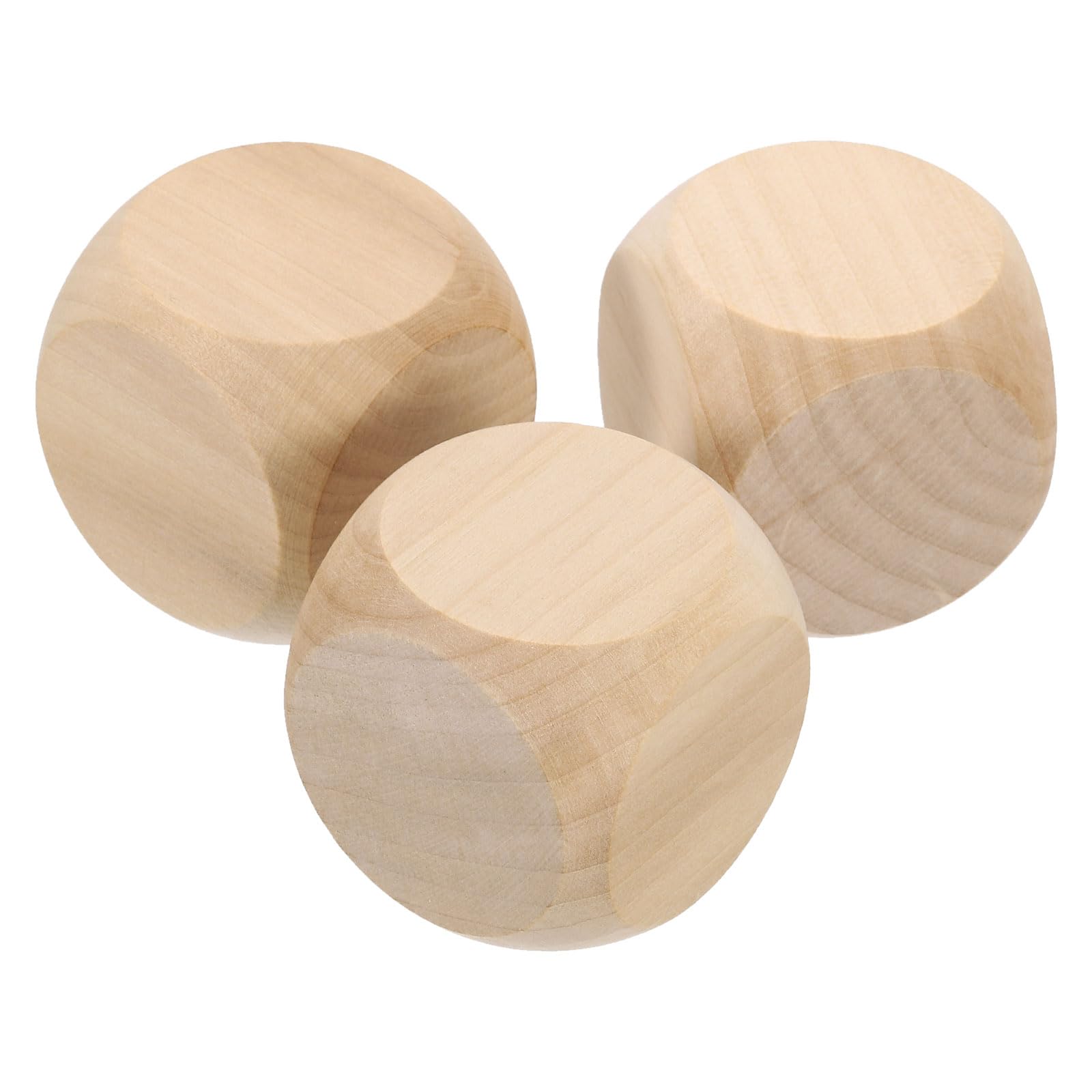 Dés vierges en bois 50mm pour créer vos propres jeux de société en famille