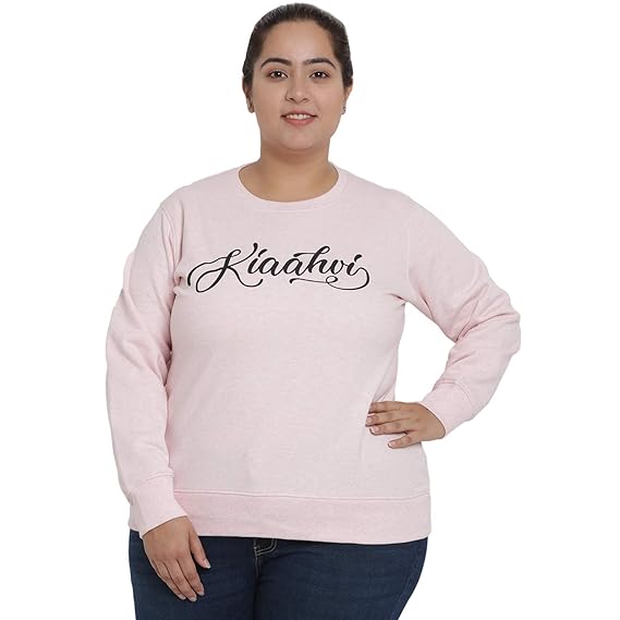 Wide neck sweatshirt plus size Clearance