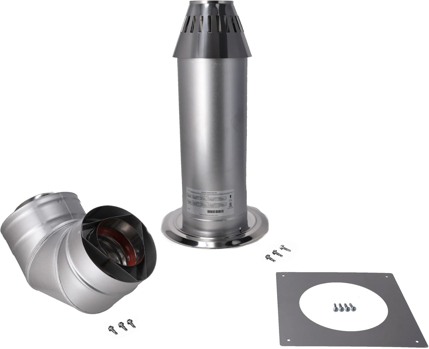 Rheem ProTech Horizontal Vent Cone Termination Kit (2 in. x 8 in. Wall) fro Tankless Gas Non-Condensing Water Heater RTG20292-1