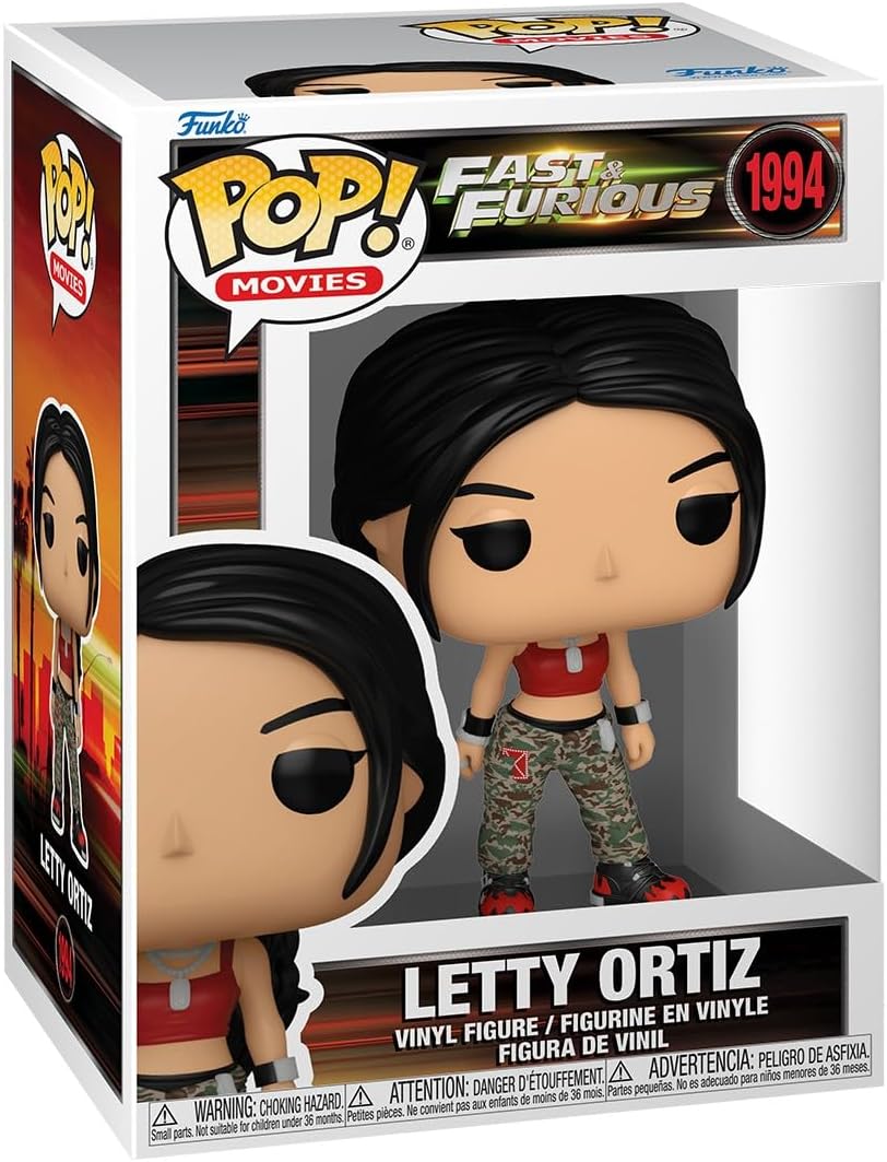 Funko Pop! Movies: Fast & Furious - Letty Ortiz - Collectable Vinyl Figure - Gift Idea - Official Merchandise - Toys for Kids & Adults - Movies Fans - Model Figure for Collectors and Display