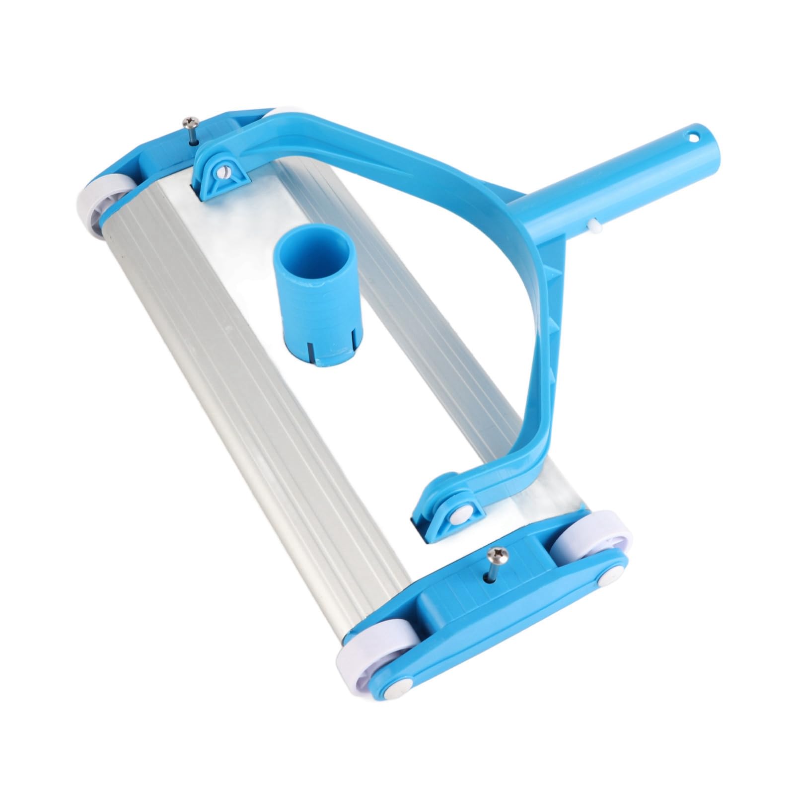 GOWENIC Cabezal de Vacío para Piscina de Aleación de Aluminio, Manual |Limpiador Flexible para Esquinas Paredes,Todo Tipo de Piscinas,Fácil Maniobra (48,3 cm/19 Pulgadas)