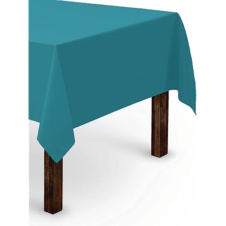 Gee Di Moda Fitted Rectangle Tablecloths for 8 Foot Rectangle Tables