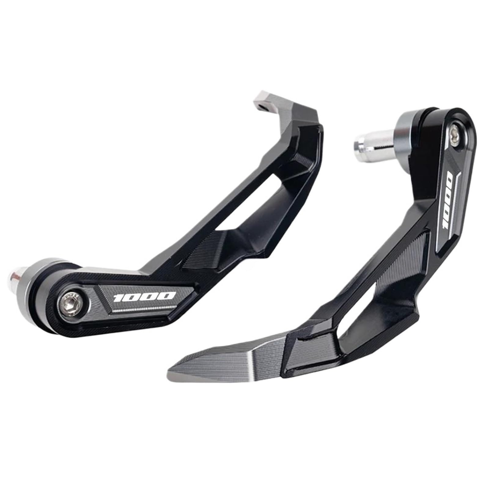 HJTEDHE for Suzuki for GSXR 750 1000 600 GSXS 750 1000 GT GSX8S GSX8R Motorcycle Brake and Clutch Lever Handle Protector Motorcycle Handlebar Lever Guards(Grey-1000)