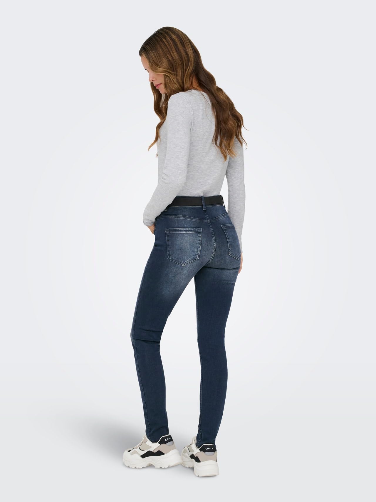 ONLY Female Skinny Jeans ONLBLUSH Mittlere Taille Skinny Fit Jeans