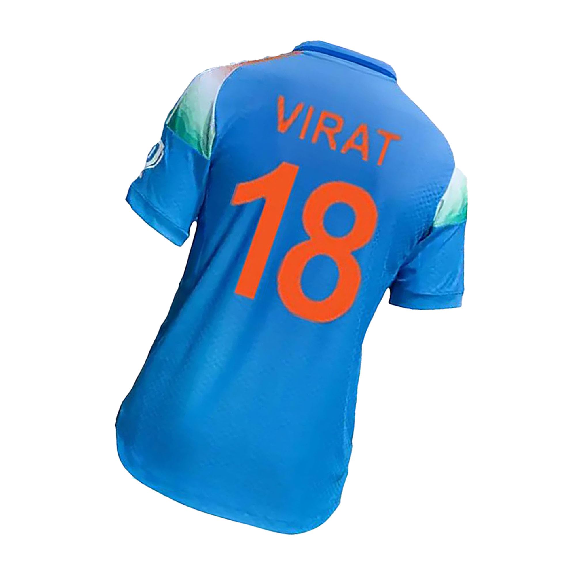 Sports Boys Cricket Virat 18 India ODI Jersey Collar Neck T-Shirt 2025/26(Kid's, Boy's& Men)-picture-32