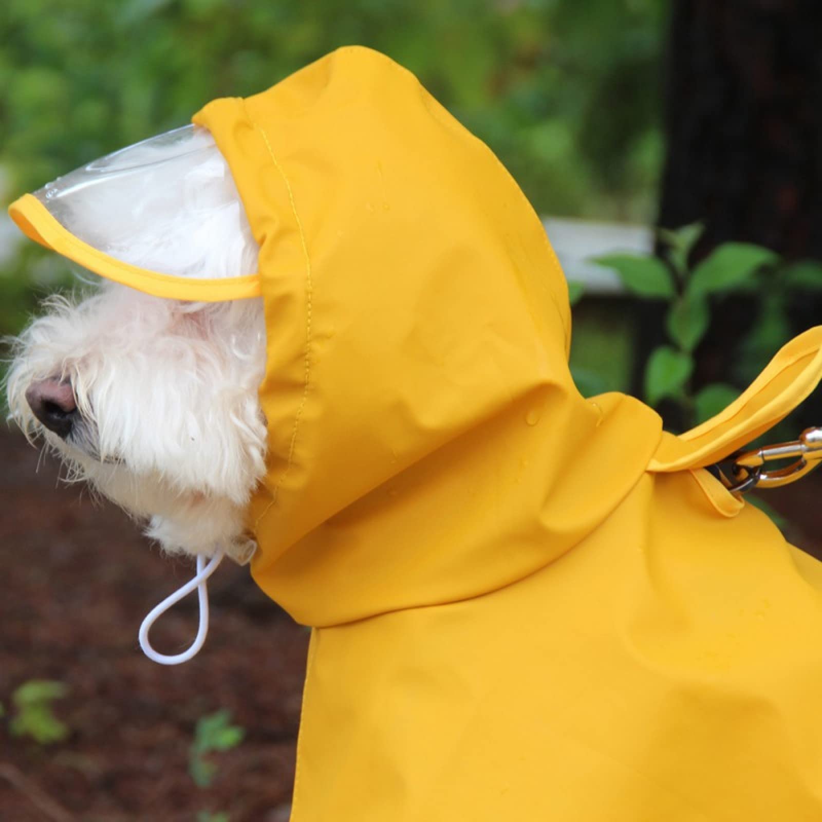 Mały Średni I Duży Pies Płaszcz Wodoodporny Płaszcz Przeciwdeszczowy Dla Zwierząt Outdoor Dog Płaszcz Przeciwdeszczowy Corgi Husky Sznaucer Mops Labrador Płaszcz Przeciwdeszczowy,Żółty,3XL 10-12,