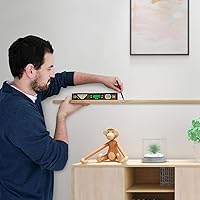 Vista 8 de PREXISO Nivel Digital, 11.5'', Inclinación Angular con Pantalla LCD, Inclinómetro de Burbuja Electrónico de 360°, Burbuja de Nivel Vertical