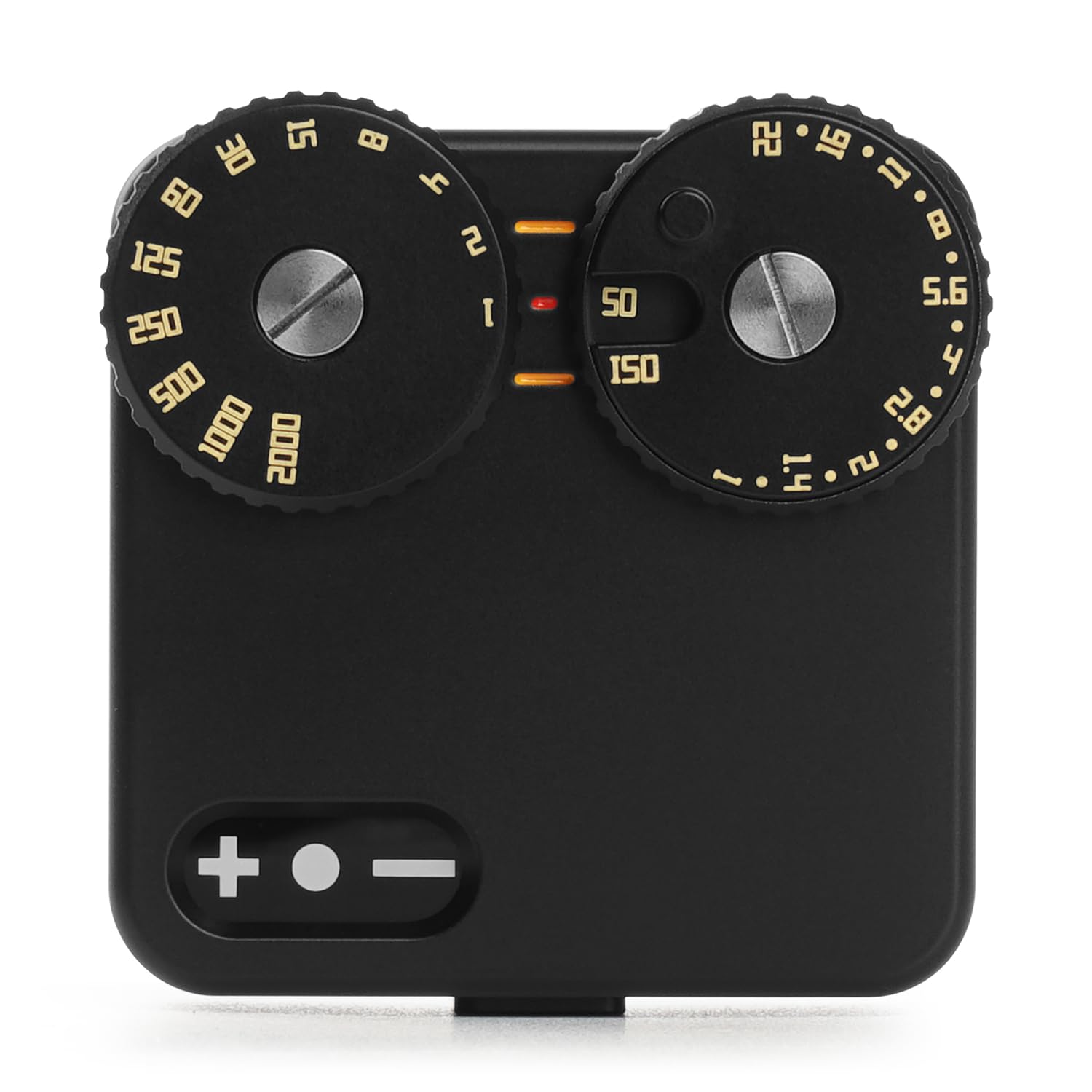 TTARTISAN Light Meter II Two Dial to Adjust ISO Compatible with Cold Shoe Mount for Speed ISO Photography (Golden)