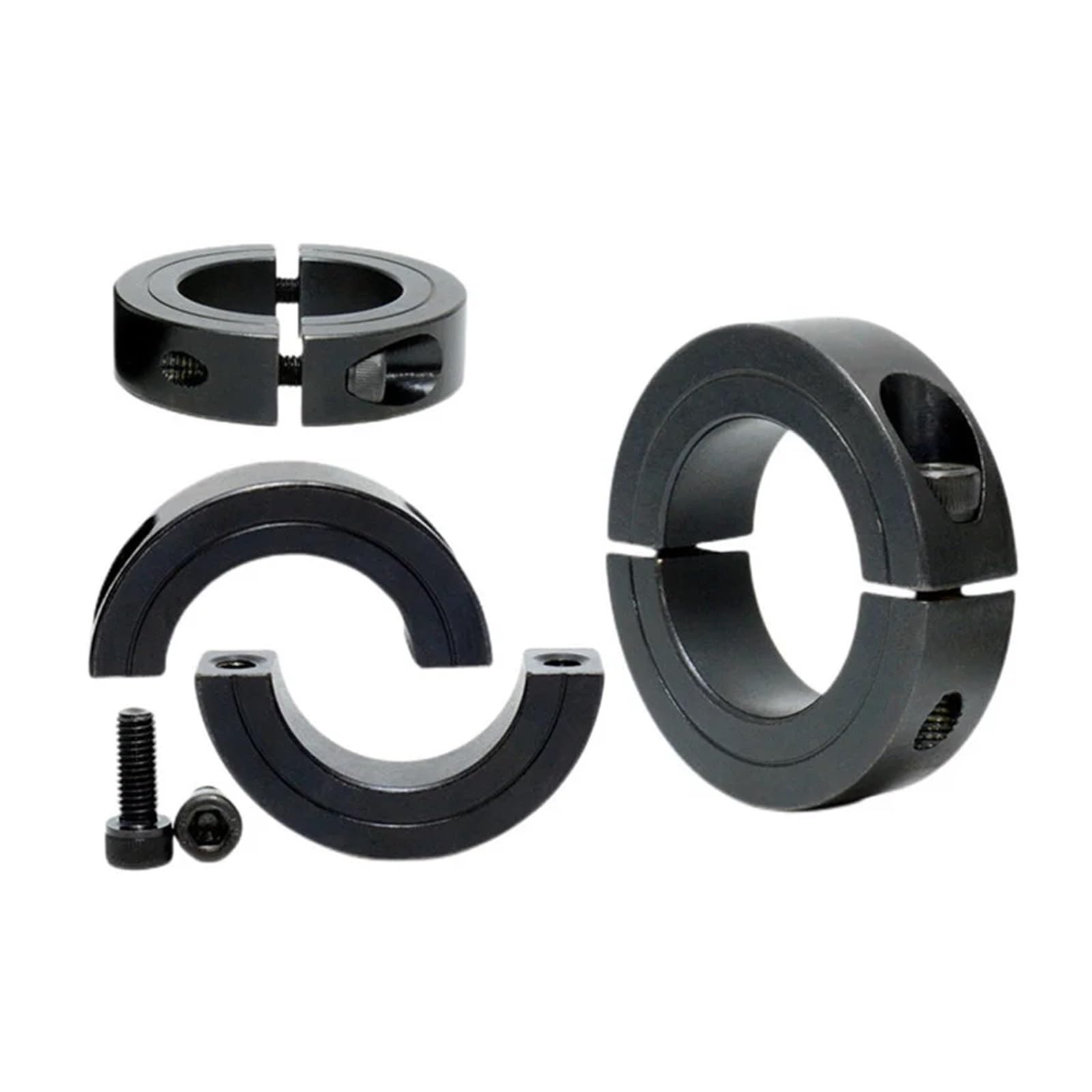 Climax Metal C-468, C-Series Set Screw Collar, STL, Zinc Plate (Pack of 2 pcs)