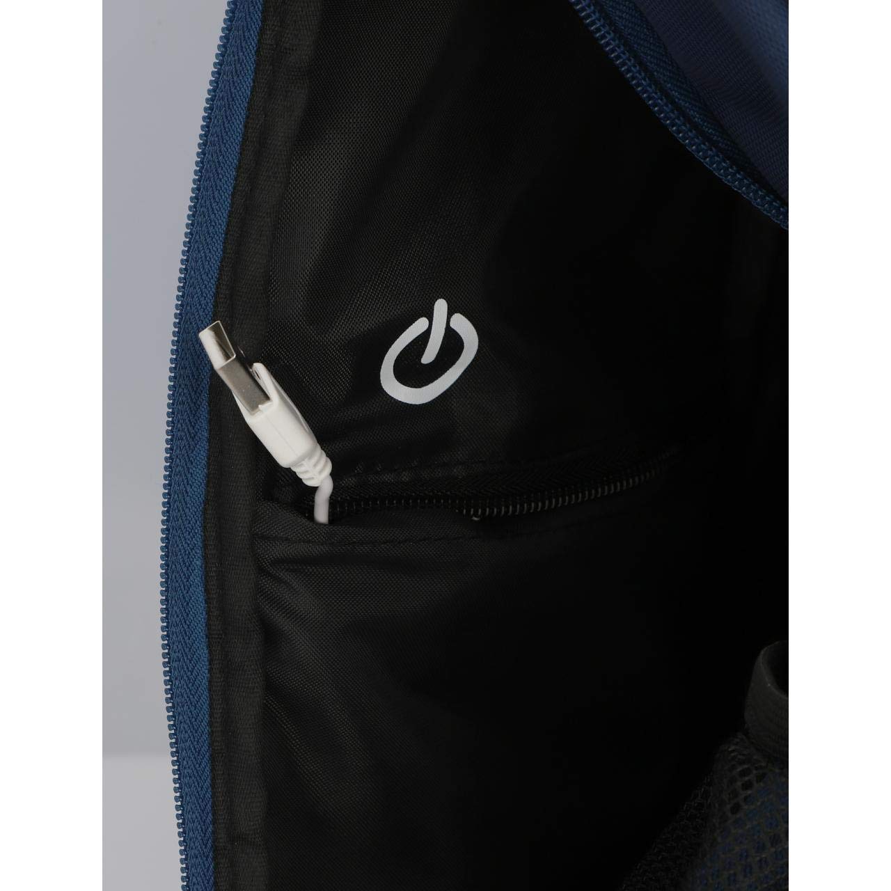 Fischer Sac à Dos avec Fonction Clignotante pour vélo, Scooter électrique, Scooter et Loisirs, Clignotants LED pour Plus de sécurité, visibilité jusqu'à 15 Heures, 16 litres