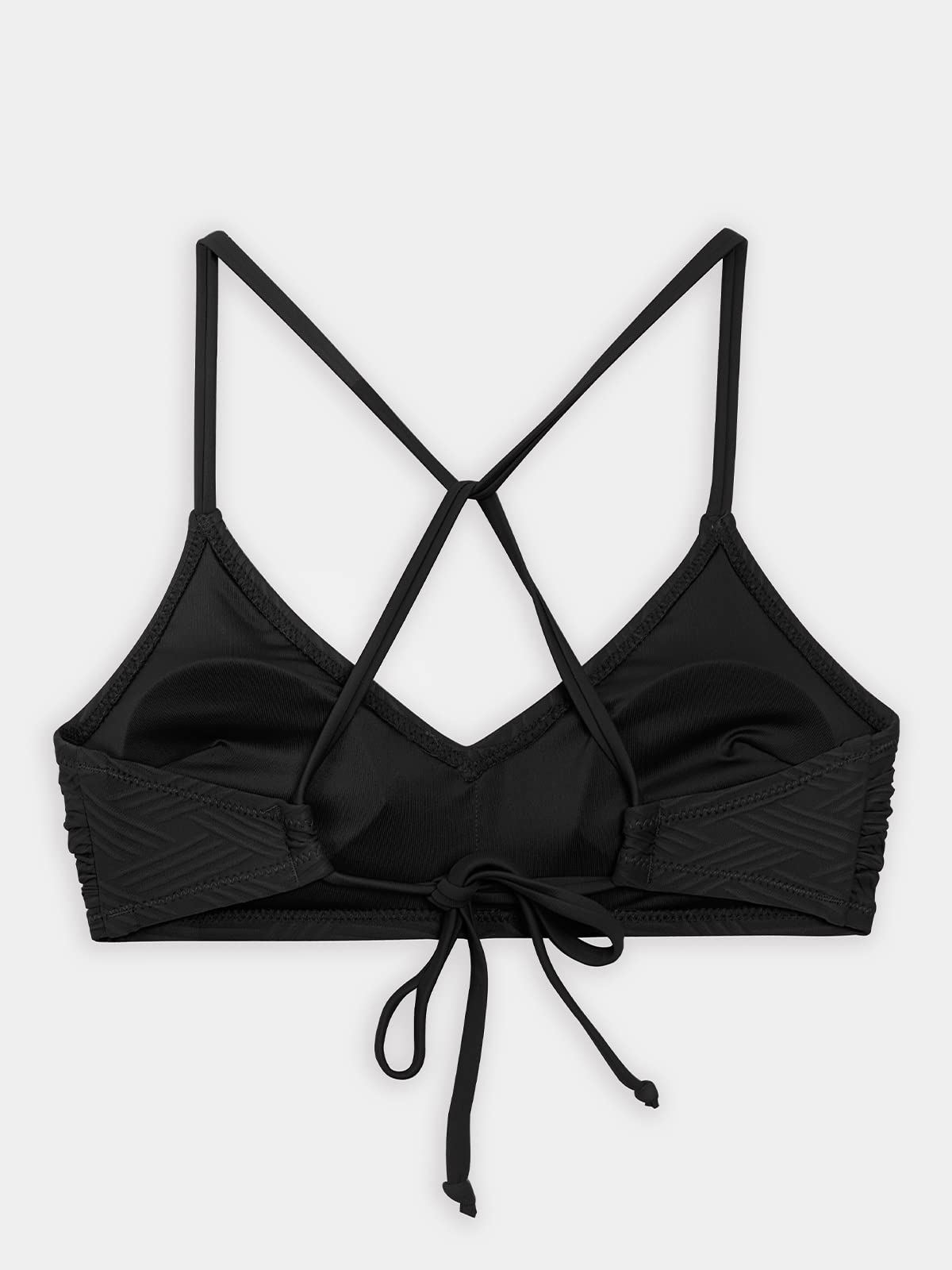 CUPSHE Donna Costume da bagno blu con allacciatura sul retro e allacciatura alla caviglia
