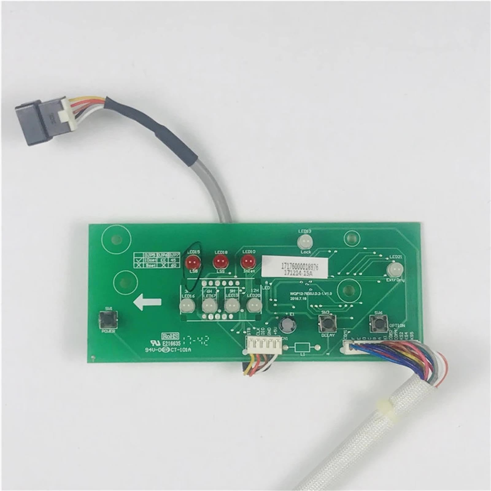 Placa De Control Lavavajillas WQP12-7635J.D.2-1, Compatible For Midea
