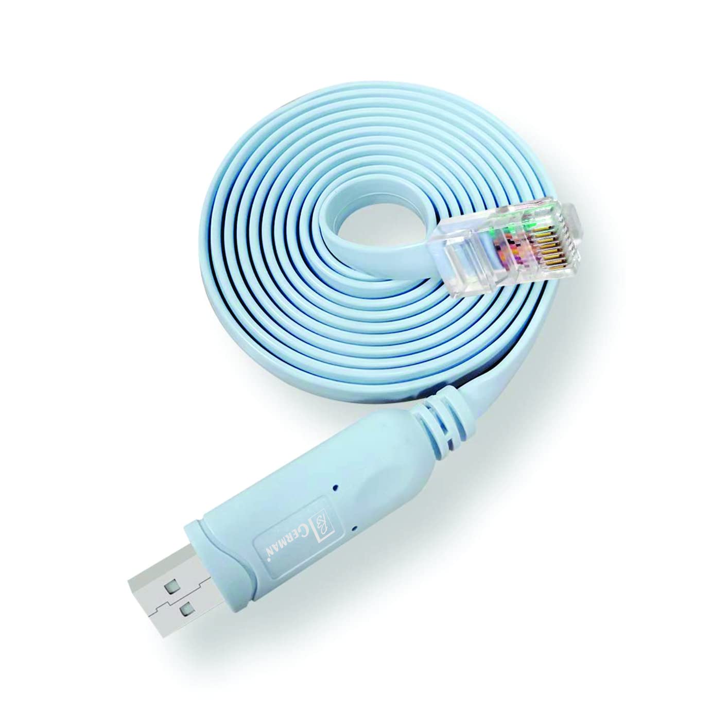 R3 GERMAN 6 FT(1.8M) Cisco Console Cable with FTDI Chip, USB to Rj45 Cable (B0BGC93CVD) Amazon Price History, Amazon Price Tracker