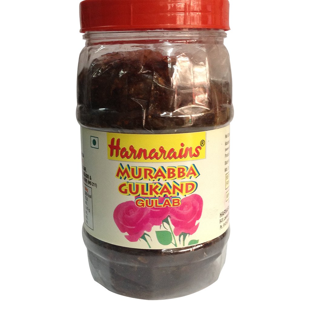 Harnarains Rose Petals/Gulkand Gulab Murabba - Indian Sweet Pickle 500 gm (17.63 Oz)