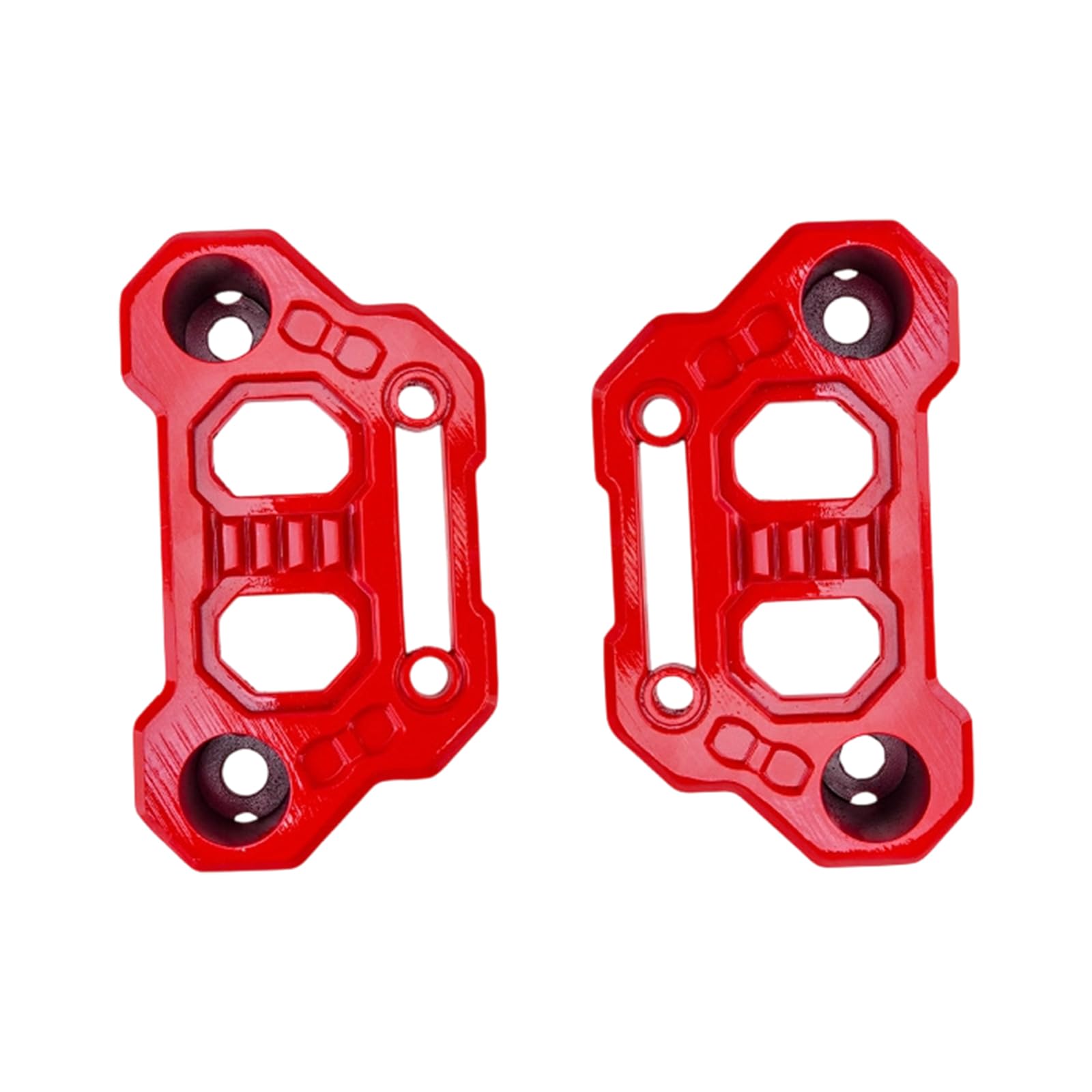 Hsioluted Red Vehicle A Pillar Light Holder Strong Aluminum Construction For Outdoor Driving Accessories Off Road A Pillar Light Mount Bracket For Adventure Vehicles Lightweight Yet Sturdy Aluminum A Lamp Mounting