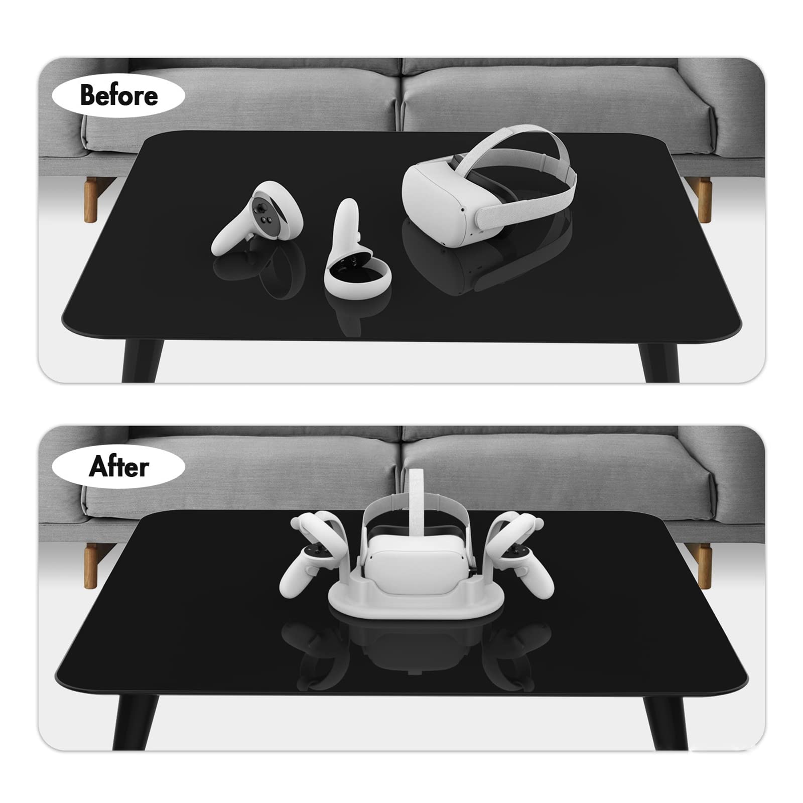 Base di ricarica desktop per cuffie Home Dock Controller Rack Stand Mount Docking Station