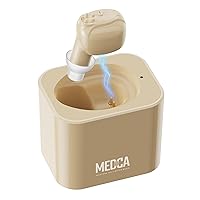 Vista 10 de MEDca ITE Mini amplificador de oído recargable Microtron Set - Tan pequeño que apenas es visible - (1 par)
