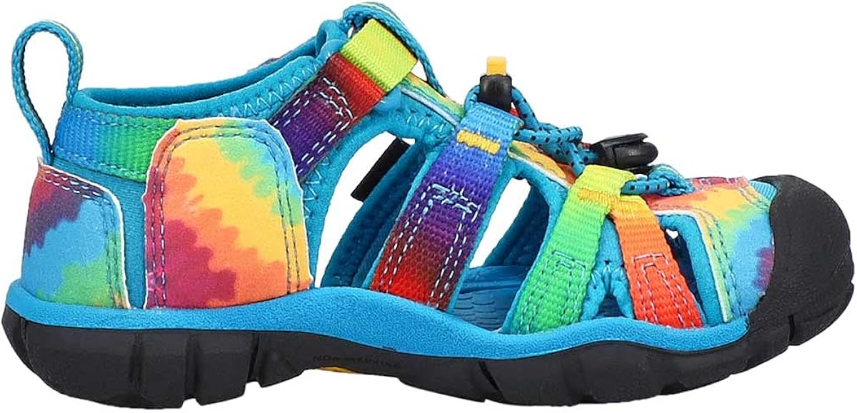  | KEEN Little Kid's Seacamp 2 CNX Closed Toe Sandal, Vivid Blue/Original Tie Dye, 11 LK (Little Kid's) US | Sport Sandals