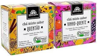 Kampo de ervas vinho quente e quentão orgânico 10 sachês cada sem ál
