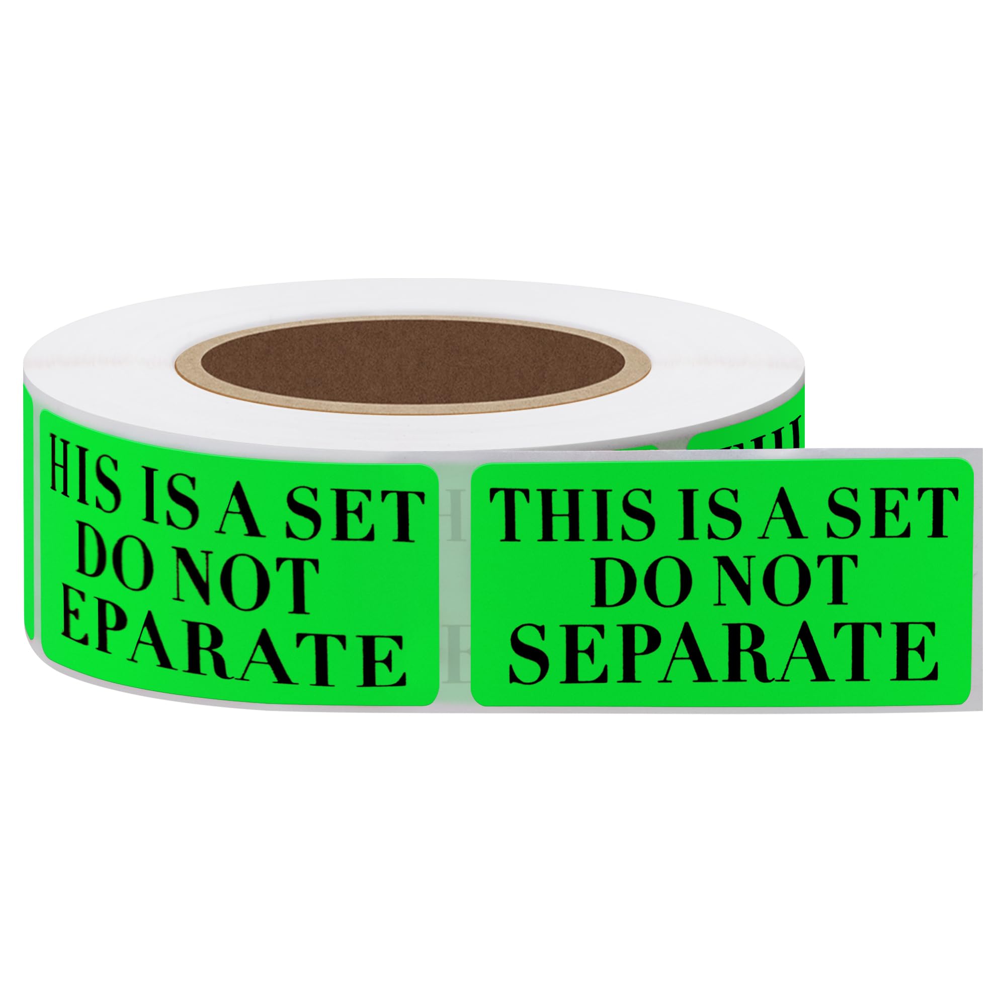 25x51mm This is a Set Do Not Separate Labels 500 Stickers for Retail Thrift Stores Fluorescent Paper (Green)