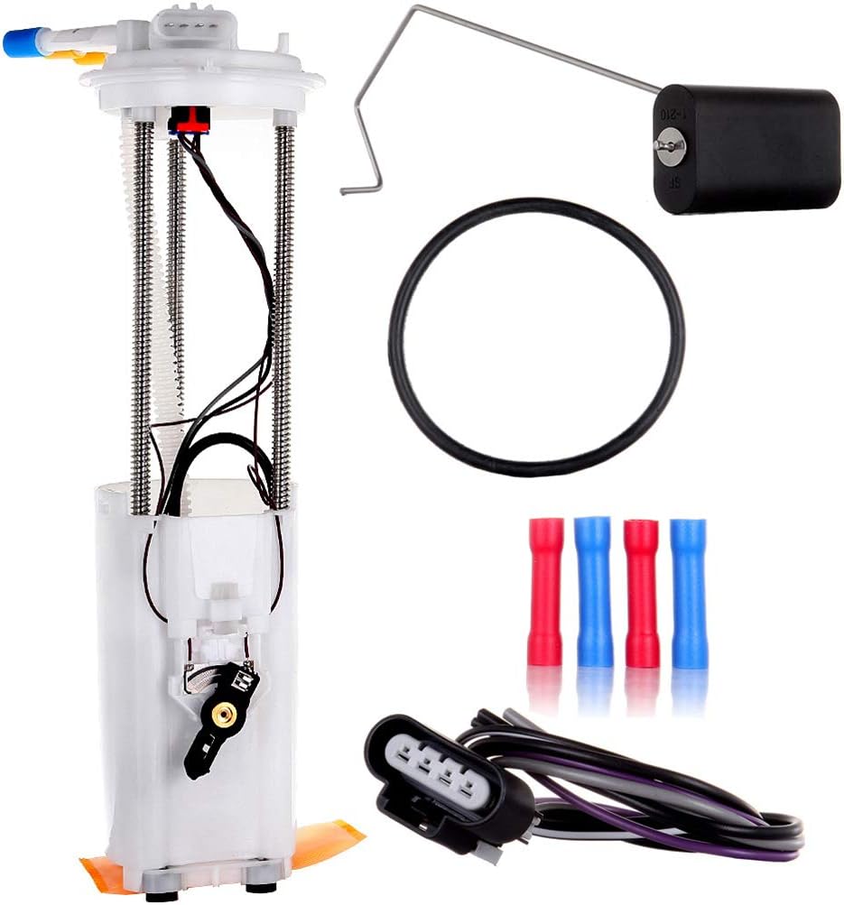 SCITOO Electric Fuel Pump Module Assembly with Sending Unit Compatible with 1997-2002 for Chevy S10 4.3L,1997-2001 for GMC Sonoma V6 4.3L Replace OE E3952M