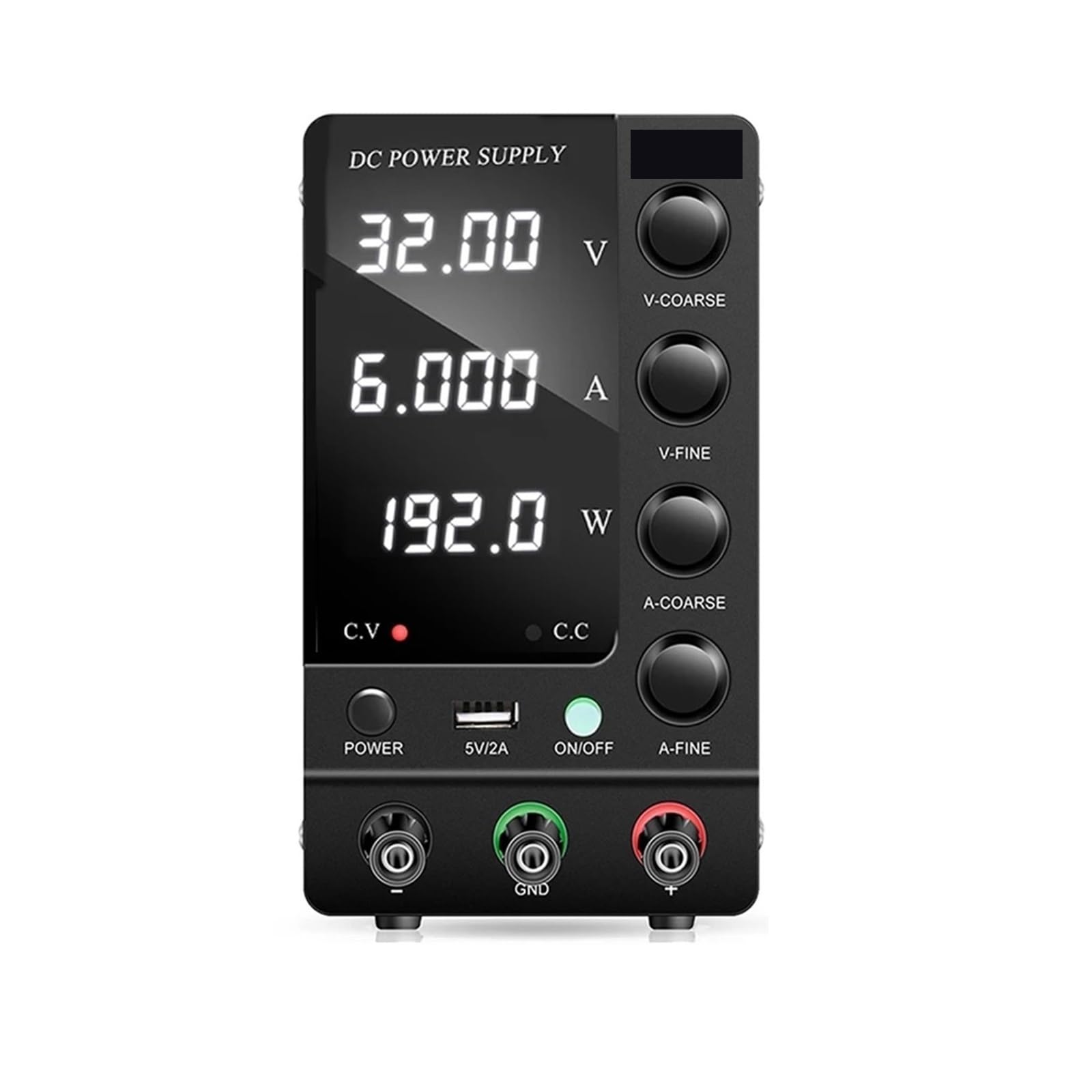 Zasilacz prądu stałego, Regulowany Cyfrowy Zasilacz Laboratoryjny Regulator Napięcia 30 V 60 5A 120 3A Naprawa AC Na DC(32V6A SPS-C3206)